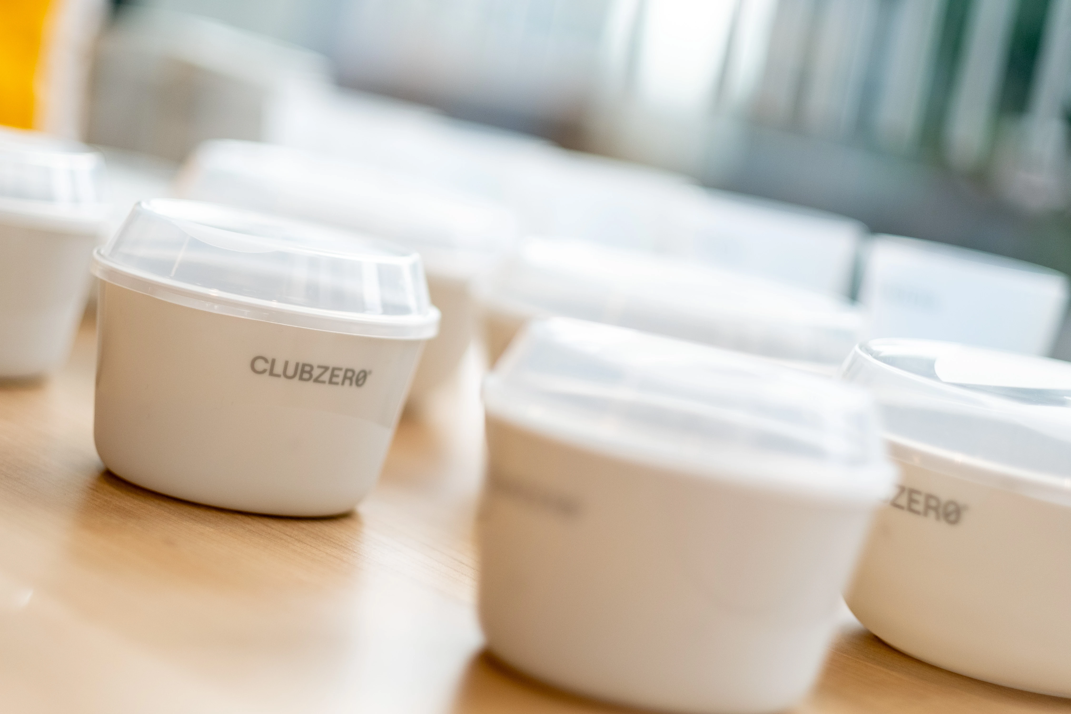 ClubZero Reuse Roundtable UK - Reusable cup product detail, shallow depth of field