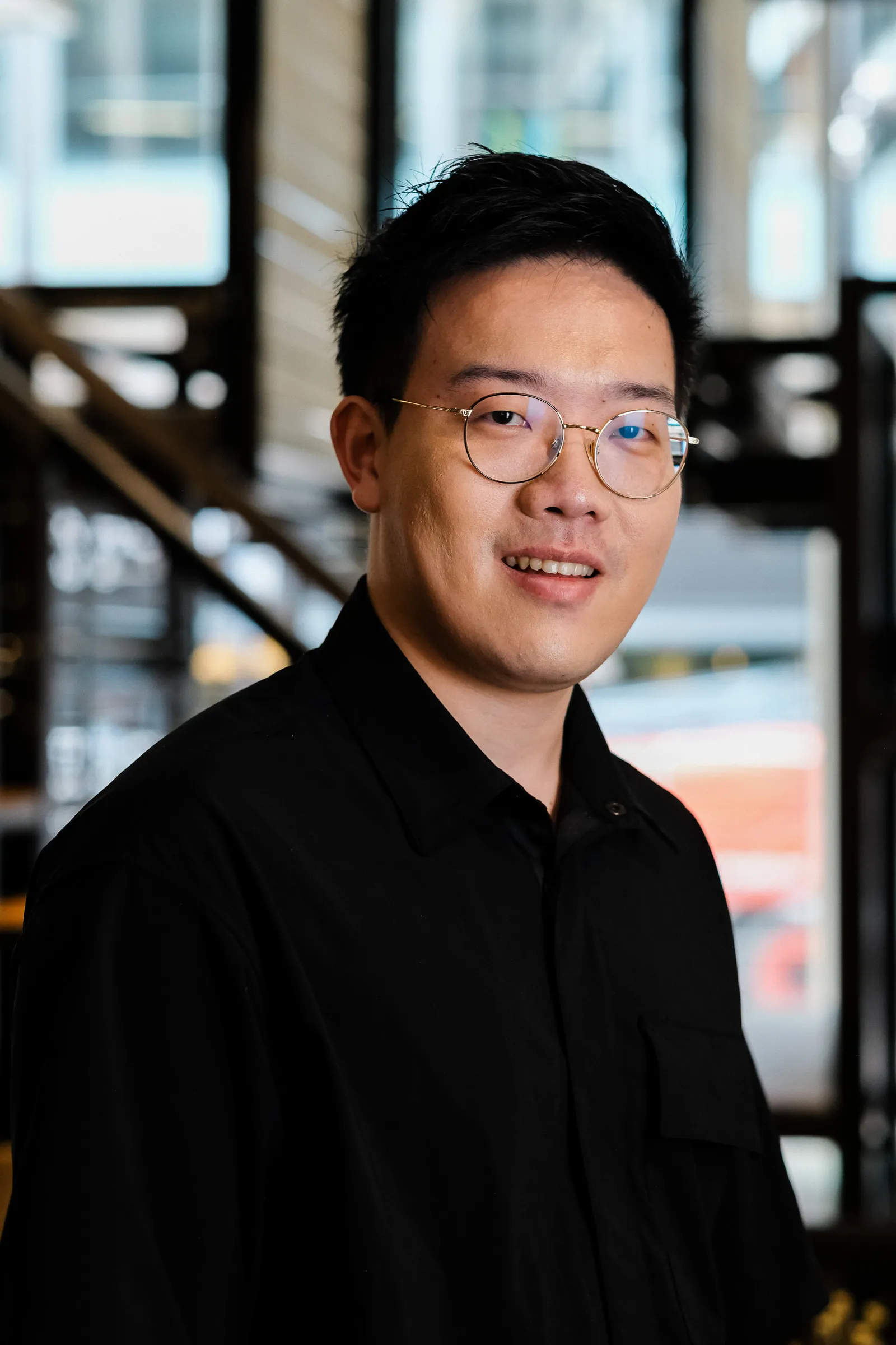 Zaro.ai Founder Portraits - Individual headshot, indoor window light